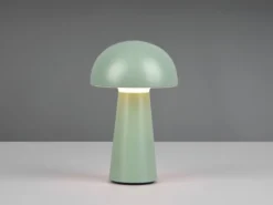 Kleine Akku Tischleuchte LENNON per USB aufladbar Grün, Höhe 21cm