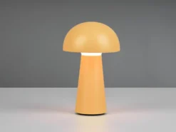 Kleine Akku Tischleuchte LENNON per USB aufladbar Gelb, Höhe 21cm