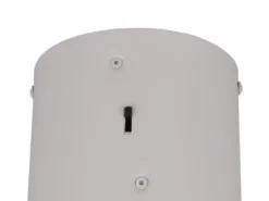 Kleine dimmbare LED Pendelleuchte KEATON im modernen Design, Hellgrau Ø 20cm