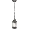 Kleine Industrial Pendelleuchte ASHLAND BAY für Innen & Außen, Anthrazit Ø15cm
