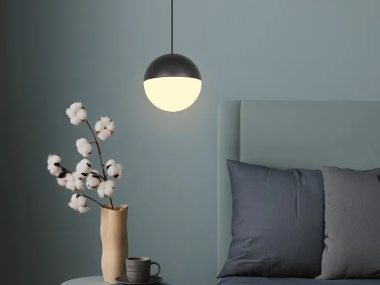 Kleine Kugel LED Pendelleuchte SENTA höhenverstellbar Ø 10cm