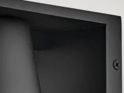 Kleine LED Außenwandleuchte HANS Schwarz, Salzluft resistent, Höhe 15,5cm