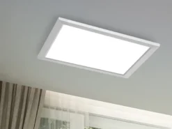 Kleine LED Deckenleuchte PHOENIX extrem flach dimmbar, Quadrat 30cm