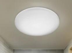 Kleine LED Deckenleuchte SILMA Weiß - Feuchtraumgeeignet Ø 28cm