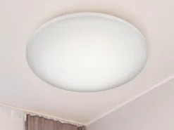 Kleine LED Deckenleuchte SILMA Weiß - Feuchtraumgeeignet Ø 28cm