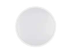 Kleine LED Deckenleuchte SLOPE ultraflach, Weiß, Ø 28,5cm