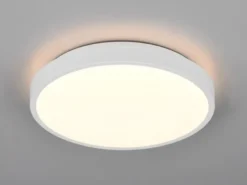 Kleine LED Deckenleuchte SLOPE ultraflach, Weiß, Ø 28,5cm