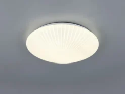 Kleine LED Deckenleuchte UMBRIA mit Strahlenmuster, rund Ø 30cm