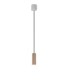 Kleine LED Pendelleuchte einflammig aus Metall Coffee Ø 5,5cm