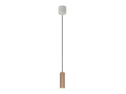 Kleine LED Pendelleuchte einflammig aus Metall Coffee Ø 5,5cm