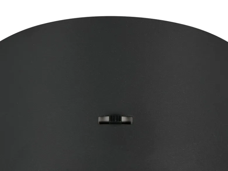 Kleine LED Pendelleuchte ROMEO höhenverstellbar, einflammig, Schwarz Ø 10cm