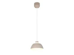 Kleine LED Pendelleuchte skandinavisch mit Metall- & Glasschirm Ø 23cm