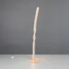 Kleine LED Stehlampe GINKO Metall Beige, Höhe 110cm