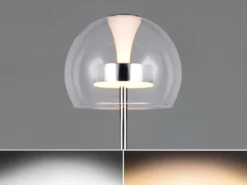 Kleine LED Stehleuchte FLYNT dimmbar & Lichtfarbe einstellbar, Höhe 130cm
