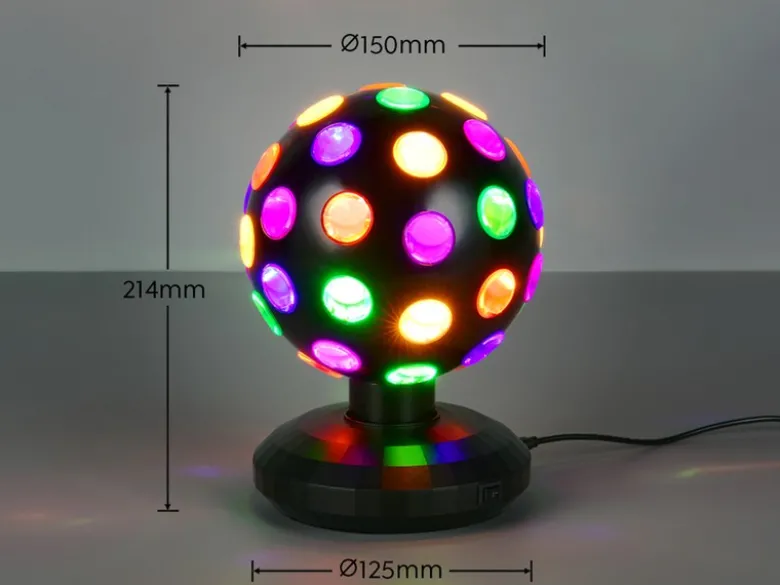 Kleine LED Tischlampe ZERO Deko Lampe Batterie- oder USB betrieben Höhe 21,5cm