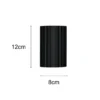 Kleine LED Wandleuchte mit Up and Down Lichteffekt, Metall Schwarz, Höhe 12cm