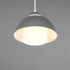 Kleine Pendelleuchte TILOS skandinavisch mit Metall- & Glasschirm Ø 23cm