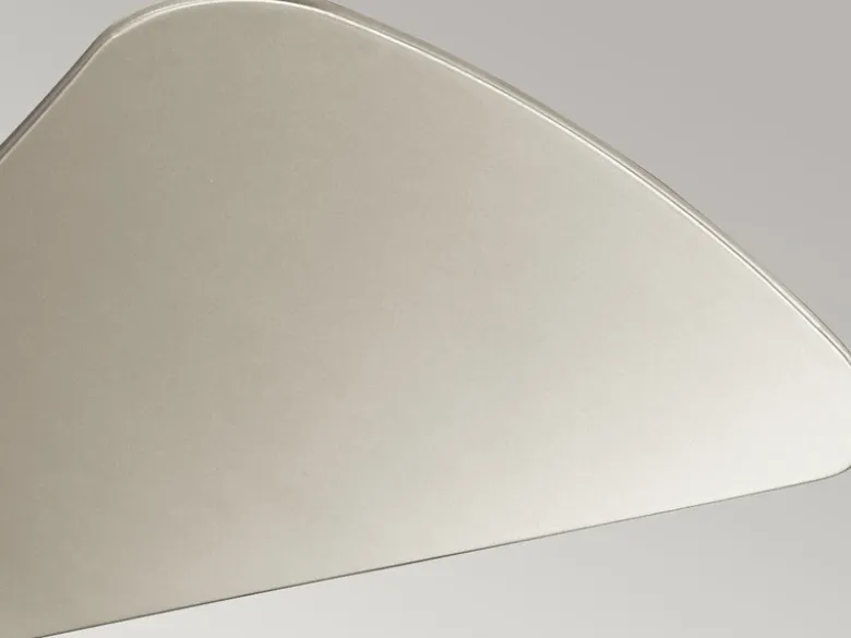 Kleiner Deckenventilator SOLA Silber, mit Licht - Feuchtraumgeeignet, Ø 86cm