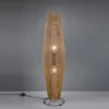 Kleine Stehleuchte MIKI mit Papier Lampenschirm im Boho Stil, Höhe 103cm