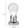 Kleine Tischleuchte FUTURA Glühbirnen Lampe, Höhe 25cm