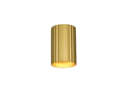 Kleine Wandleuchte IMARIA mit Up and Down Lichteffekt Metall Gold Höhe 12cm