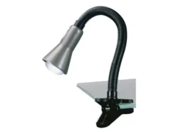 Klemmleuchte FLEXO Schwarz - Klemmspot & Schwanenhals Leselampe
