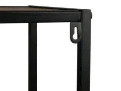 Konsolentisch AVELIN in Holzoptik und Schwarz, Breite 80cm