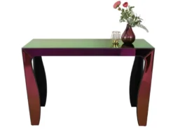 Konsolentisch VERRO mit Spiegelglas mehrfarbig, Breite 110cm