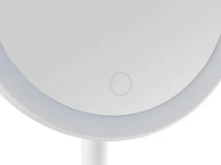 Kosmetikspiegel ELARA mit LED Beleuchtung in Weiß, Höhe 28,5cm