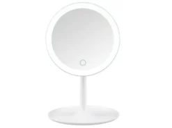 Kosmetikspiegel ELARA mit LED Beleuchtung in Weiß, Höhe 28,5cm