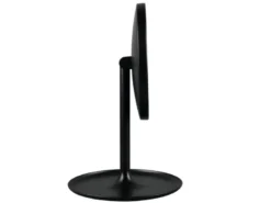 Kosmetikspiegel ELARA mit LED Beleuchtung in Schwarz, Höhe 28,5cm