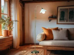 Landhausstil Stehlampe LANDLIFE höhenverstellbar, Höhe 145- max.172cm