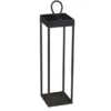 LED Akku Bodenleuchte RAVELLO, Aluminium Schwarz, Höhe 50cm