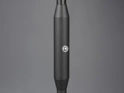 LED Akku Stehlampe MORENO dimmbar mit Flexarm, Schwarz Höhe 137cm