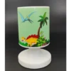 LED Akku Tischleuchte mit Dino Motiven per USB aufladbar, Höhe 20cm