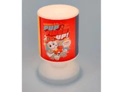 LED Akku Tischleuchte mit 3 Paw Patrol Motiven, per USB aufladbar, Höhe 20cm