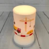 LED Akku Tischleuchte Motiv Baustelle per USB aufladbar, Höhe 20cm