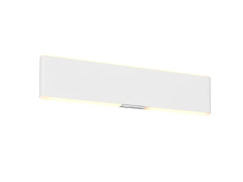 LED Akku Wandleuchte mit Fernbedienung, per USB aufladbar, Weiß, Breite 32cm