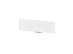 LED Akku Wandleuchte mit Fernbedienung, per USB aufladbar, Weiß Breite 22cm