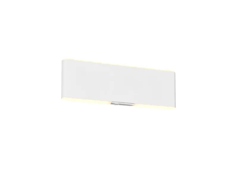 LED Akku Wandleuchte mit Fernbedienung, per USB aufladbar, Weiß Breite 22cm