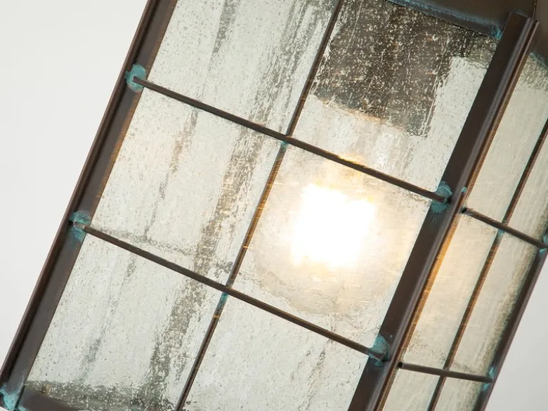 LED Außenhängeleuchte im antiken Landhausstil, Ø14cm