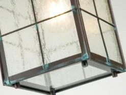 LED Außenhängeleuchte im antiken Landhausstil, Ø14cm