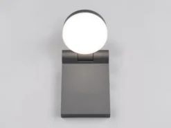LED Außenwandleuchte ADOUR Leuchtenkopf einstellbar, Schwarz Höhe 19cm