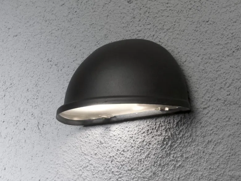 LED Außenwandleuchte Aluminium Schwarz - Moderne Hausbeleuchtung