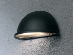 LED Außenwandleuchte Aluminium Schwarz - Moderne Hausbeleuchtung