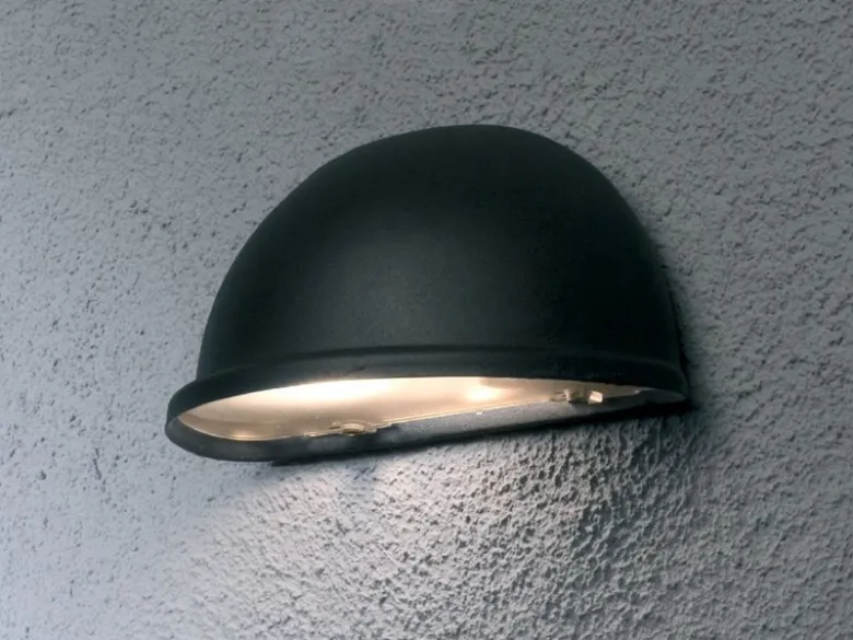 LED Außenwandleuchte Aluminium Schwarz - Moderne Hausbeleuchtung