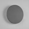 LED Außenwandleuchte Anthrazit 2er Set indirekte Beleuchtung Ø 25cm