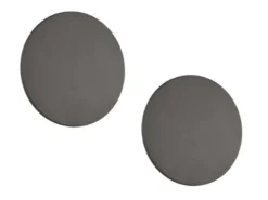 LED Außenwandleuchte Anthrazit 2er Set indirekte Beleuchtung Ø 25cm