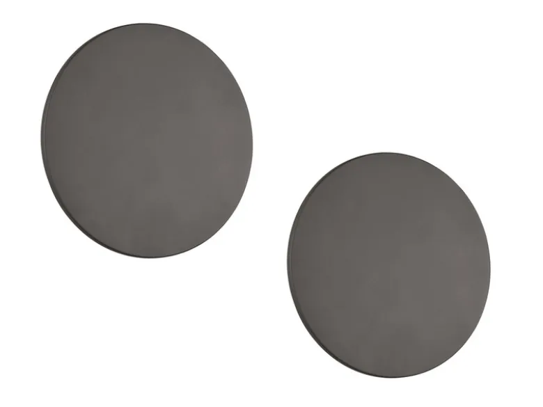 LED Außenwandleuchte Anthrazit 2er Set indirekte Beleuchtung Ø 25cm