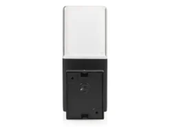 LED Außenwandleuchte aus Aluminium in Schwarz Up Light, Höhe 20cm